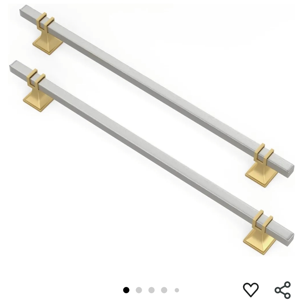Gold and Silver Modern Towel Bars